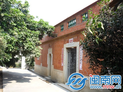 紅磚老宅保護完好