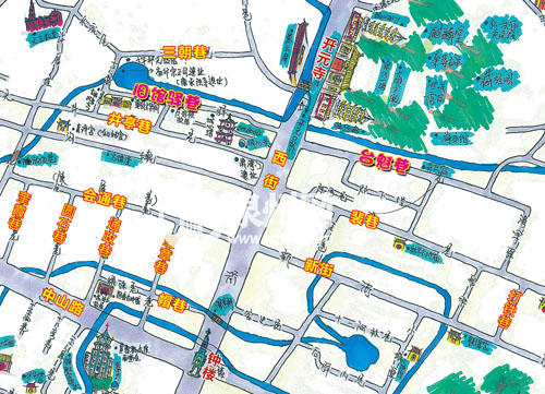 黃強(qiáng)手繪