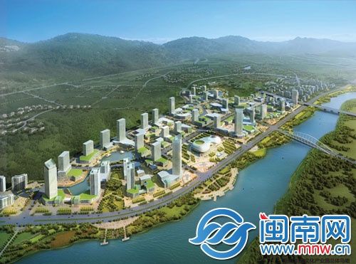 陽(yáng)江創(chuàng)意文化產(chǎn)業(yè)園總體鳥瞰圖