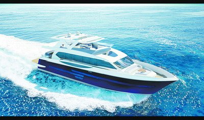 毅宏水神95呎超級游艇