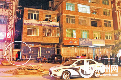 現(xiàn)場(chǎng)拉起警戒線