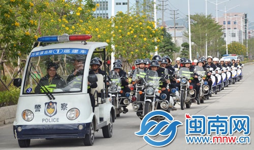 萬安街道治安巡邏