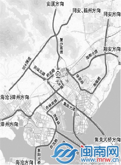 從島內(nèi)去廈門北站