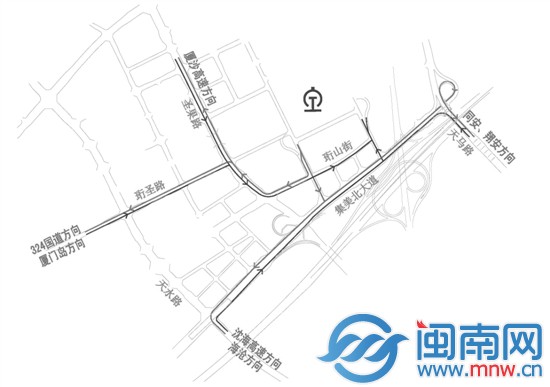 從其他方向去廈門北站