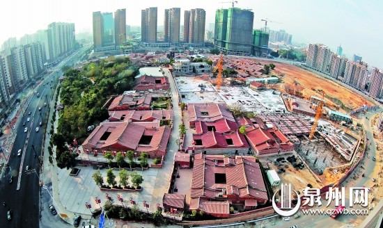 不少風格鮮明的古大厝與洋樓被移入晉江五店市