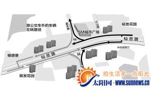 社會車輛左轉(zhuǎn)路徑