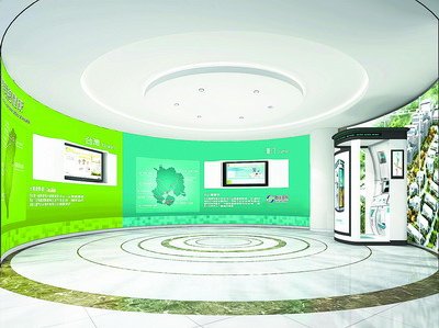 館內(nèi)醫(yī)療智能體驗(yàn)廳效果圖