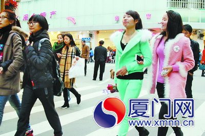 昨日，廈門氣溫略有上升