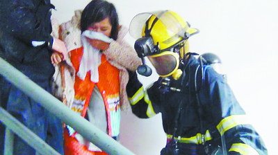 孕婦被解救出來