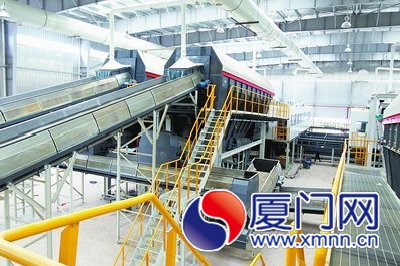 位于后坑的垃圾分揀中心