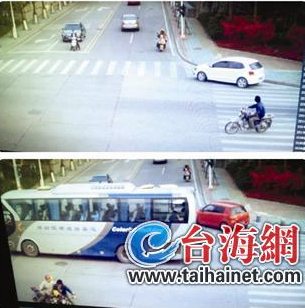 只因在人群中多看美女一眼 兩輛摩托車迎面相撞