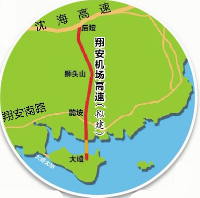 翔安機場高速南段即將開建2