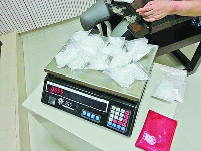 繳獲的冰毒
