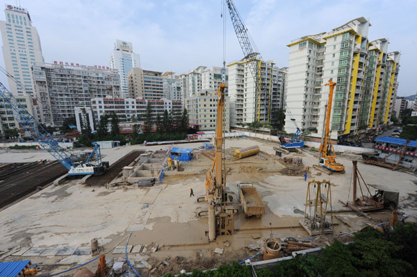 泰和酒店建筑工地周邊都是密集的居民區(qū)