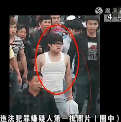 第一批12名打砸圍堵焚燒汽車嫌犯照片