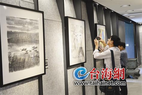 林風(fēng)眠精品畫(huà)作在鷺島展出