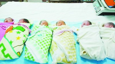 醫(yī)院接連三天迎三對雙胞胎