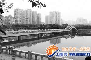 筼筜湖治理初見成效，連接橋近日建成