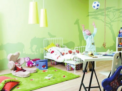 南安建材市場鮮見兒童漆產品