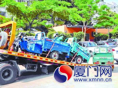 一天內(nèi)，有92輛三輪車(chē)被查扣。