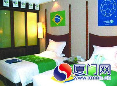 有酒店推出世界杯主題客房