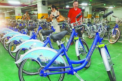 已經(jīng)運抵廈門的公共自行車