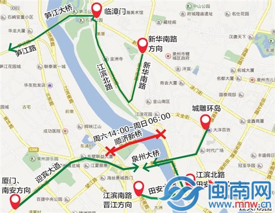 順濟新橋本周末交通管制