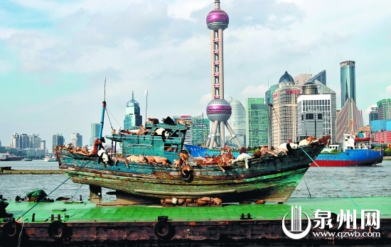 蔡國強(qiáng)作品《九級浪》