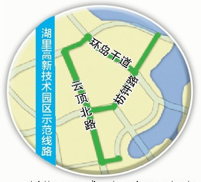 湖里高新技術(shù)園區(qū)示范線路