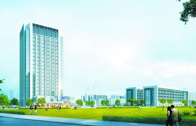 園區(qū)寫字樓效果圖
